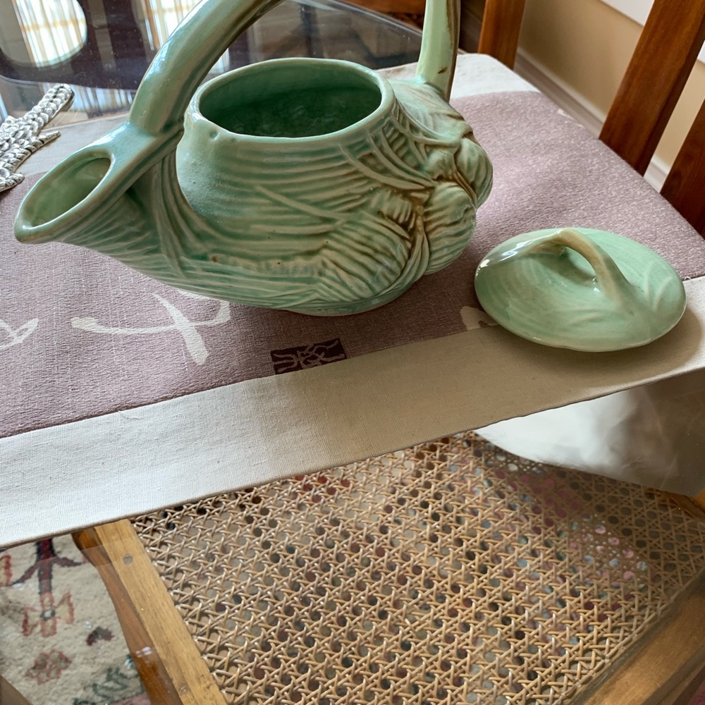 Antique McCoy Pinecone teapot